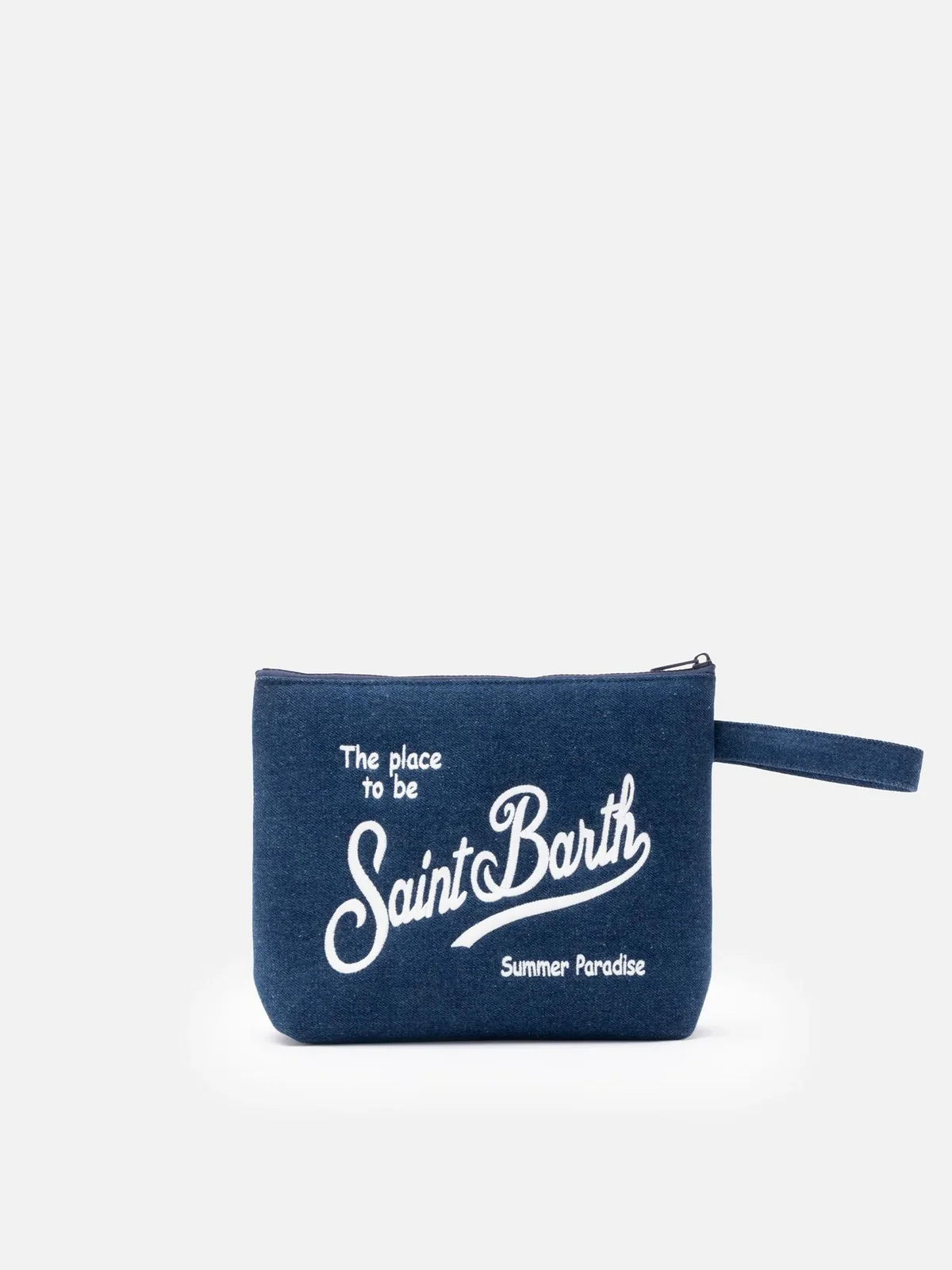 MC2 SAINT BARTH Pochette Donna  ALINE DENIM L 01334H Blu - Image 2