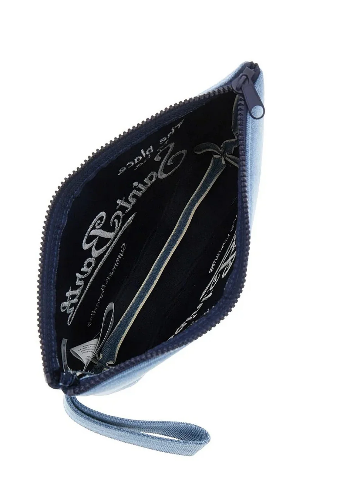MC2 SAINT BARTH Pochette Unisex adulto  ALINE DENIM L 01759L DENIM LIGHT EMB - Image 4