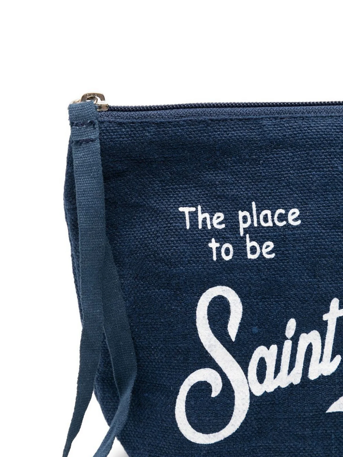 MC2 SAINT BARTH Pochette Unisex adulto  ALINE LINEN 00119L LINEN 61 BLUE NAVY - Image 3