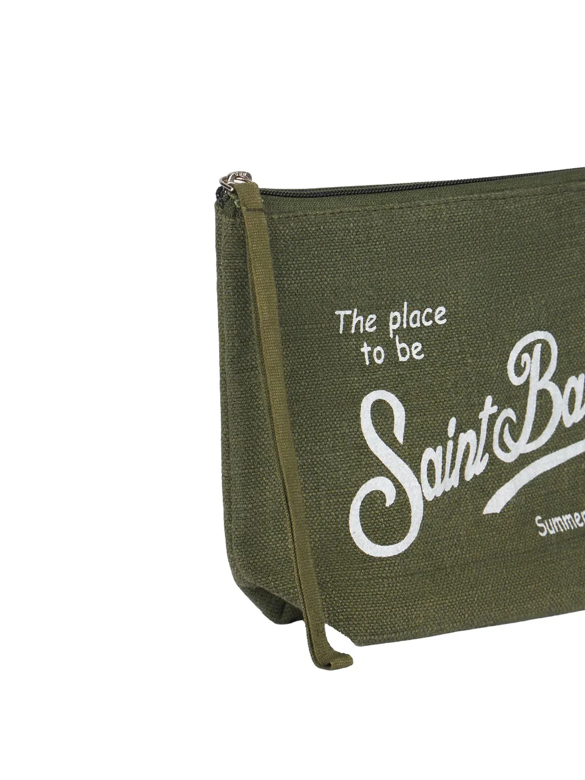 MC2 SAINT BARTH Pochette Unisex adulto  ALINE LINEN 00144L LINEN 52 MILITARY - Image 2