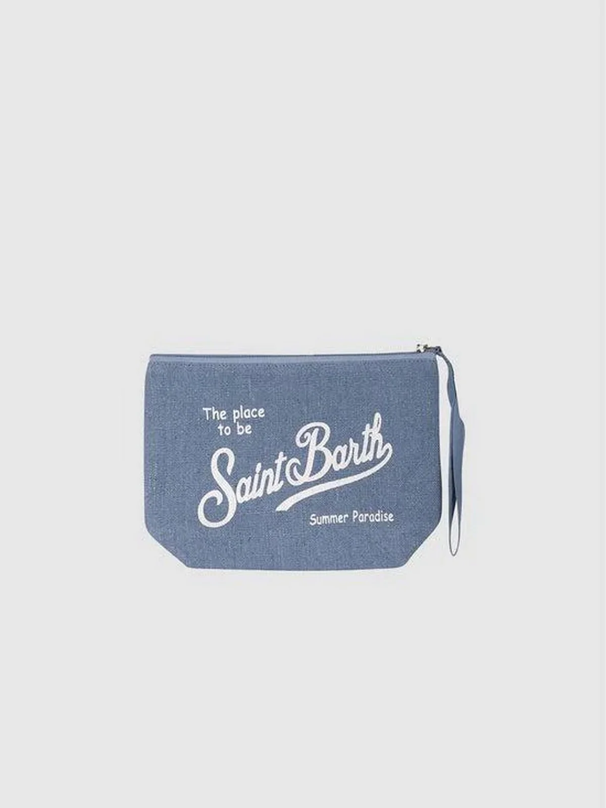 MC2 SAINT BARTH Pochette Unisex adulto  ALINE LINEN 00262L LINEN DENIM - Image 2