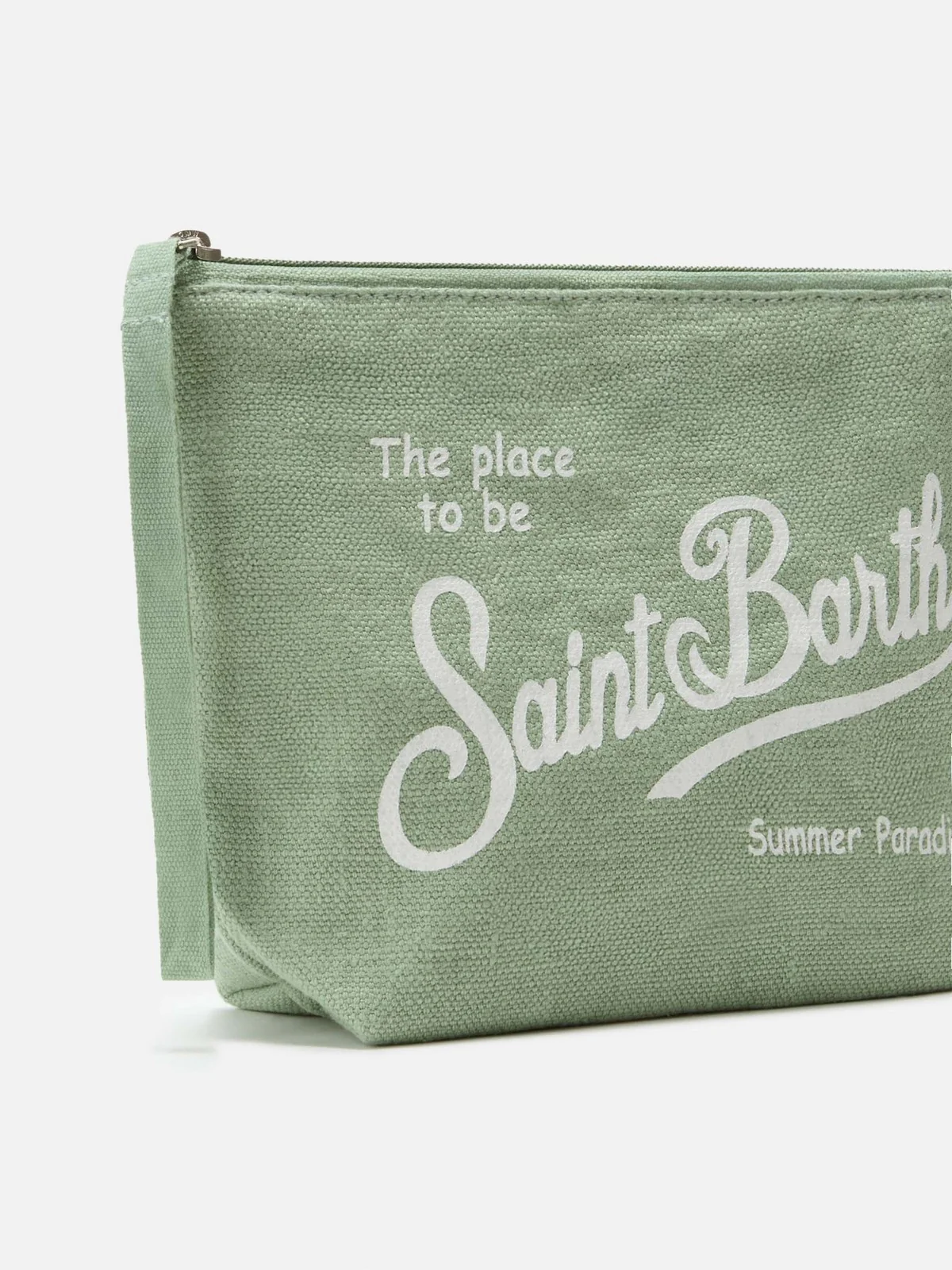 MC2 SAINT BARTH Pochette Unisex adulto  ALINE LINEN 00265L LINEN 53 SAGE - Image 2