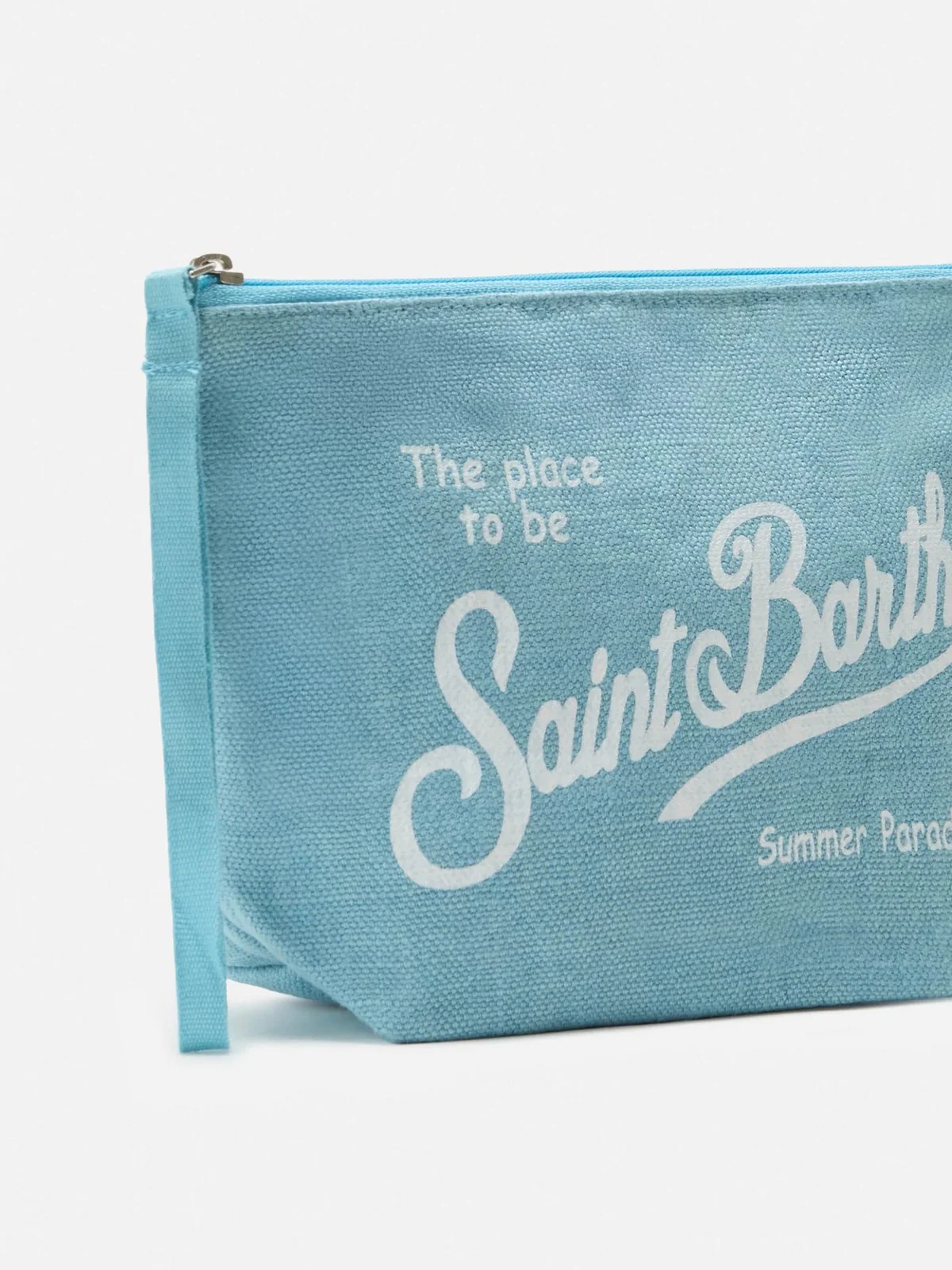MC2 SAINT BARTH Pochette Unisex adulto  ALINE LINEN 00555L LINEN 31 LIGHT BLUE - Image 2