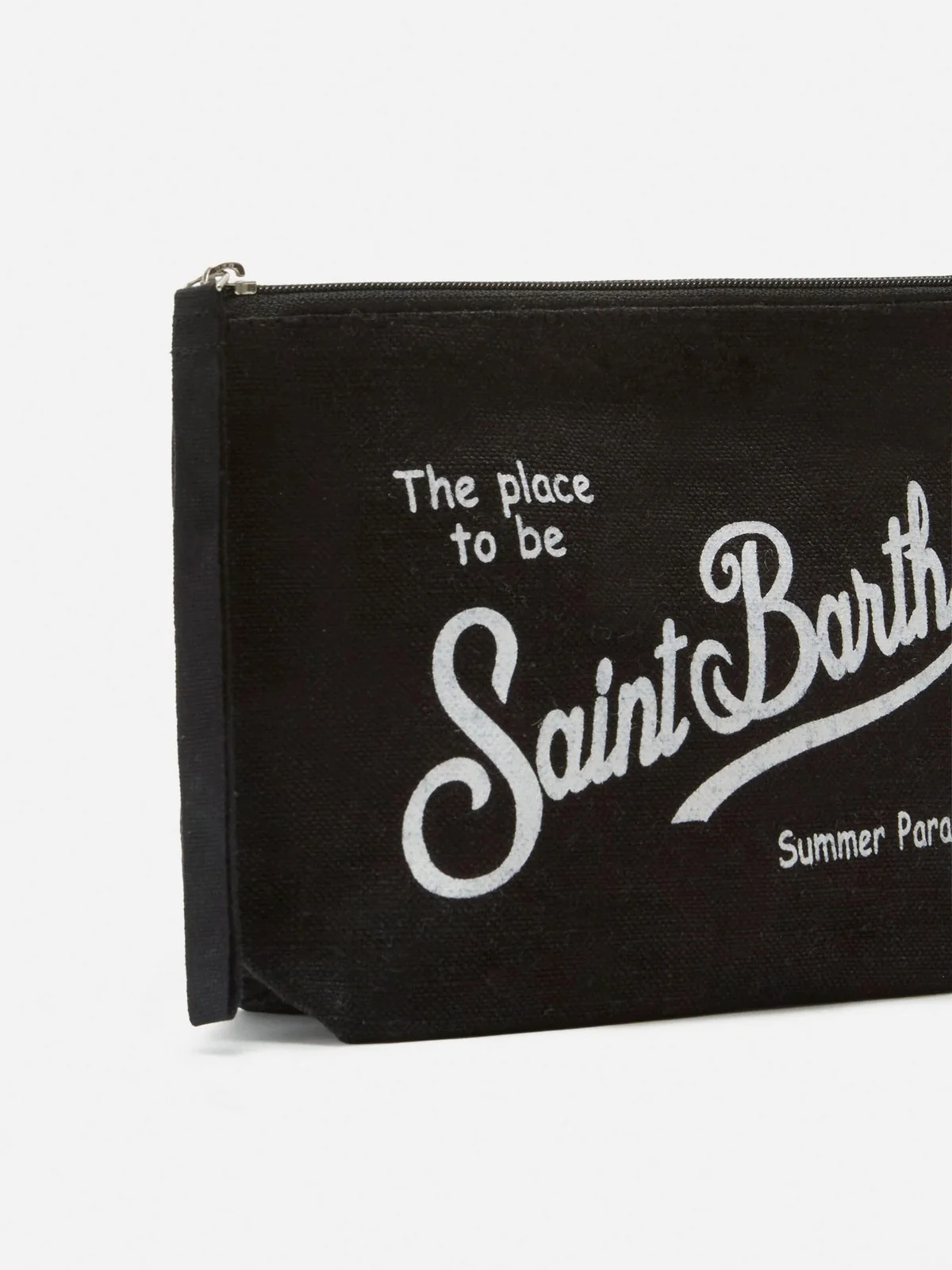 MC2 SAINT BARTH Pochette Unisex adulto ALINE LINEN 01137L LINEN 00 BLACK - Image 2