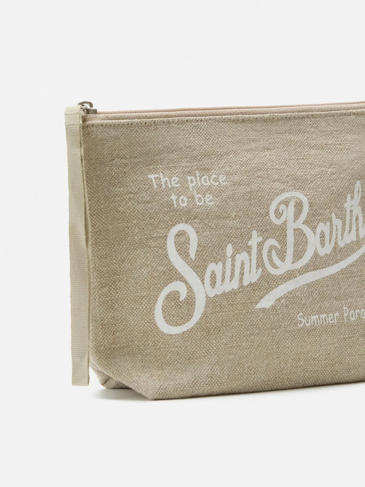 MC2 SAINT BARTH Pochette Unisex adulto  ALINE LINEN 01139L LINEN 11 BEIGE - Image 2