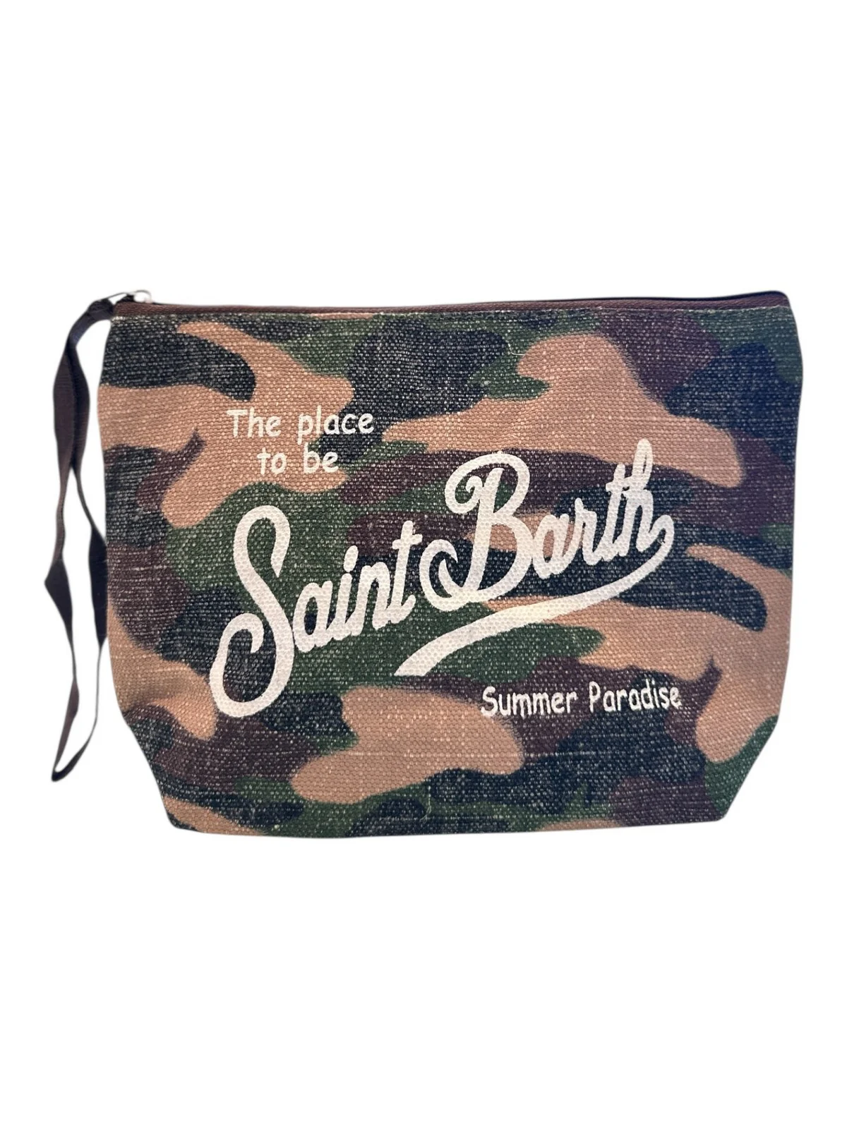 MC2 SAINT BARTH Pochette Donna ALINE LINEN 01997H LINEN CAMOUFLAGE 54