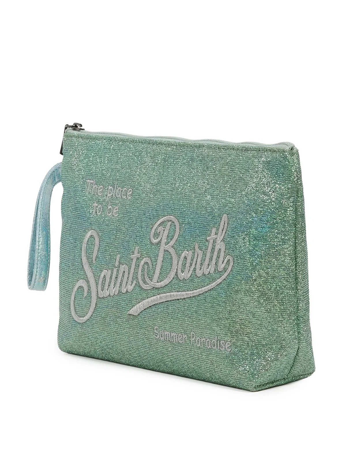MC2 SAINT BARTH Pochette Donna  ALINE LUREX L 03037L VERDE ACQUA - Image 2