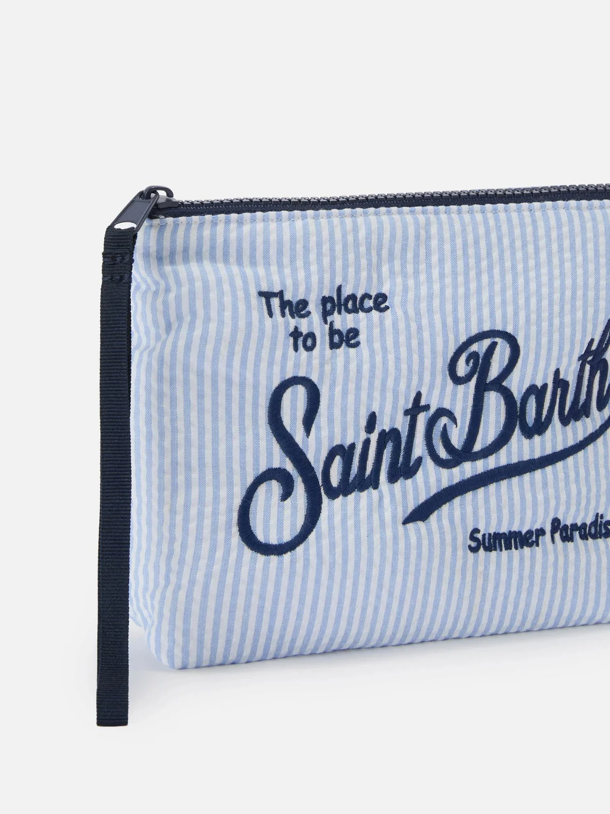 MC2 SAINT BARTH Pochette Donna ALINE SEERSUCKER 00361L STRIPES 31 EMB - Image 2
