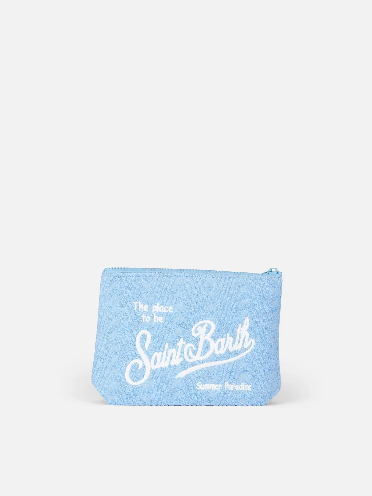 MC2 SAINT BARTH Pochette Donna ALINE SPONGE 00194F Blu - Image 4