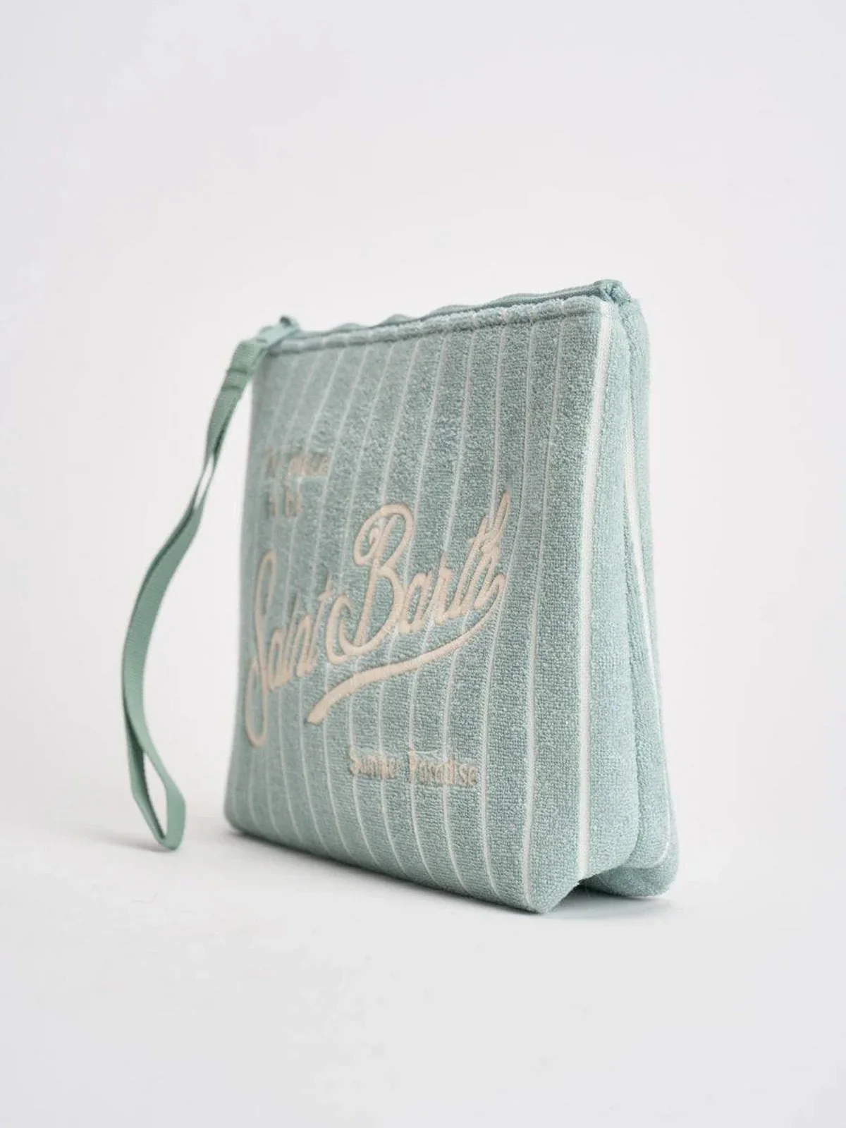 MC2 SAINT BARTH Pochette Unisex adulto  ALINE SPONGE 02811L TERRY EMBOSSED STRIPES TINY V 53 EMB - Image 2