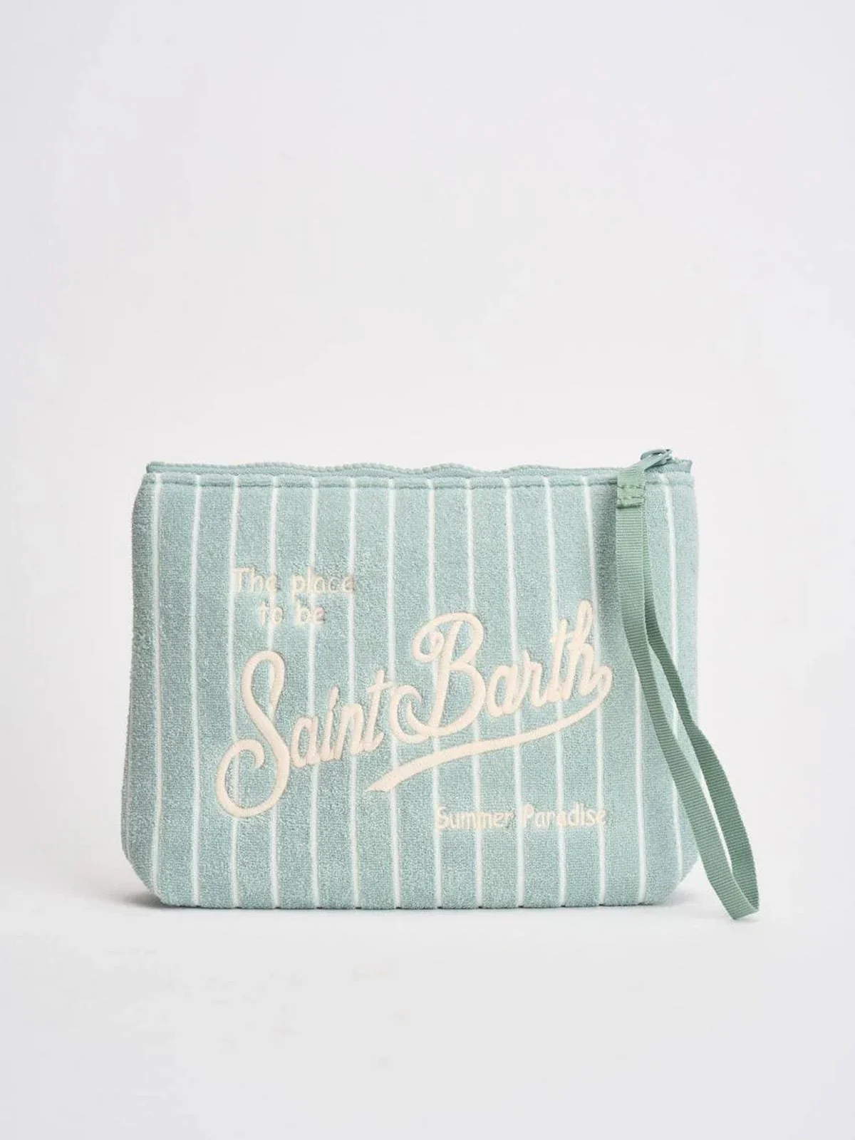 MC2 SAINT BARTH Pochette Unisex adulto  ALINE SPONGE 02811L TERRY EMBOSSED STRIPES TINY V 53 EMB - Image 3