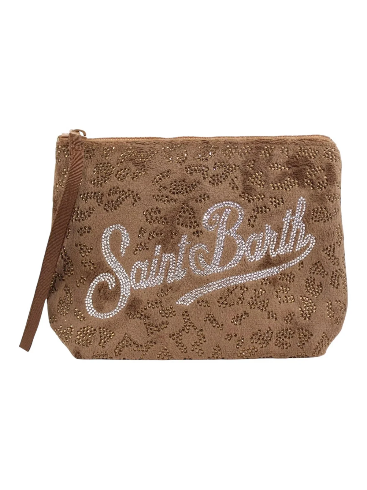 MC2 SAINT BARTH Pochette Donna ALINE STRASS 00274I LEOPARD 1918 STRASS