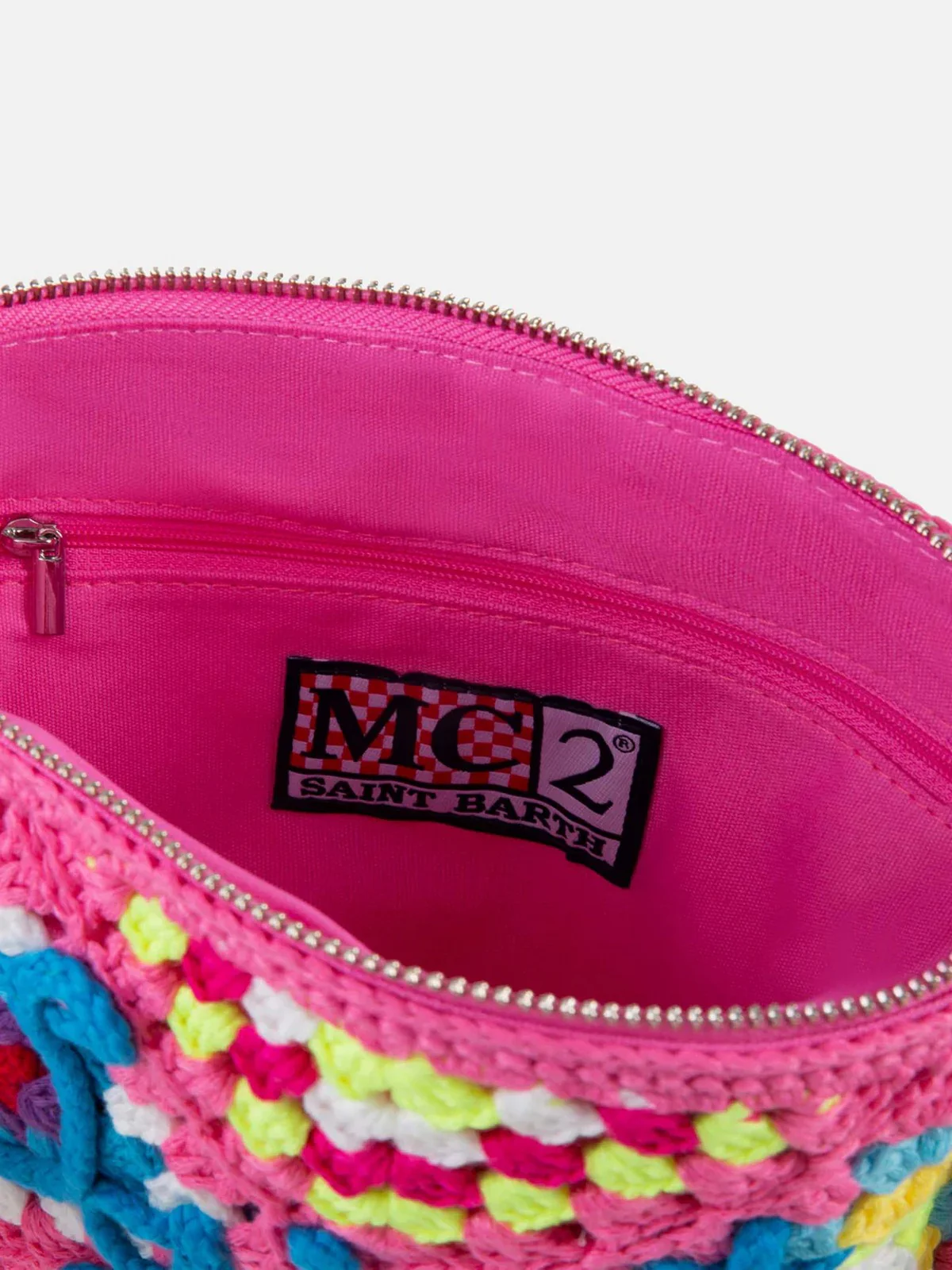 MC2 SAINT BARTH Pochette Donna  PARISIENNE CROCHET 03608 EMB CR V 21 - Image 2