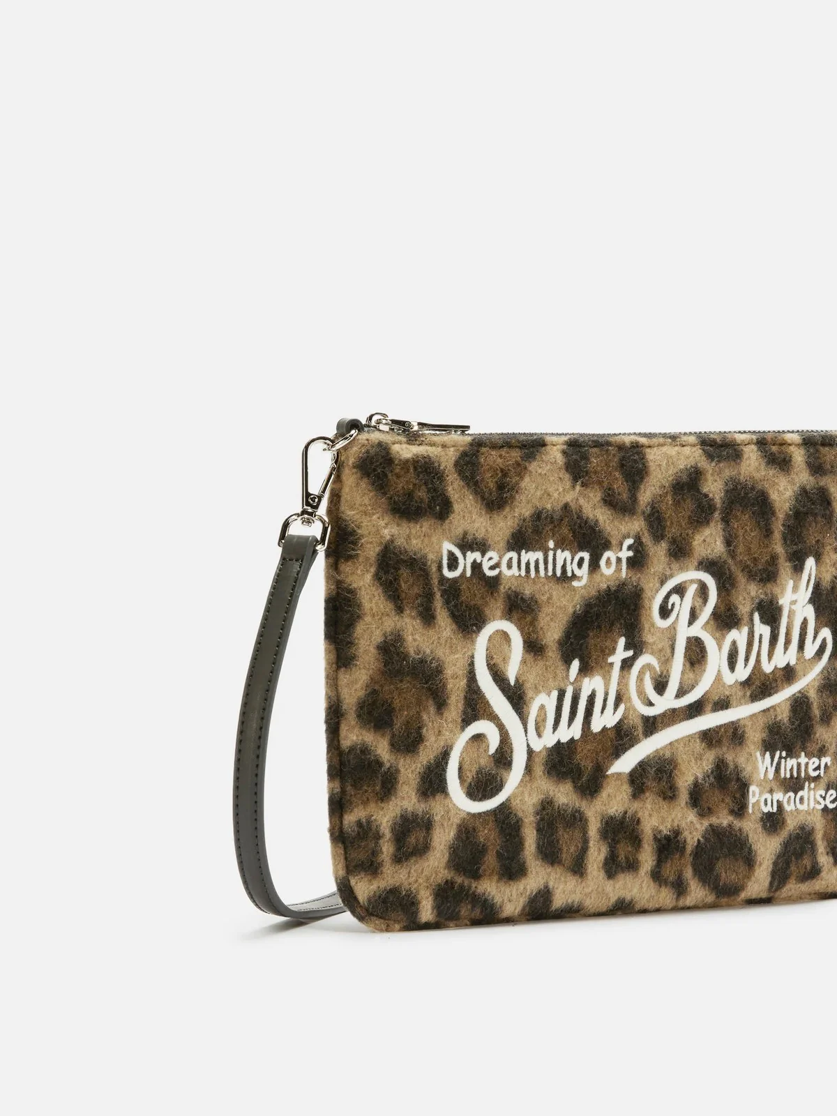 MC2 SAINT BARTH Pochette Donna  PARISIENNE FELT 00223I LEOPARD MIDI 18 EMB - Image 3