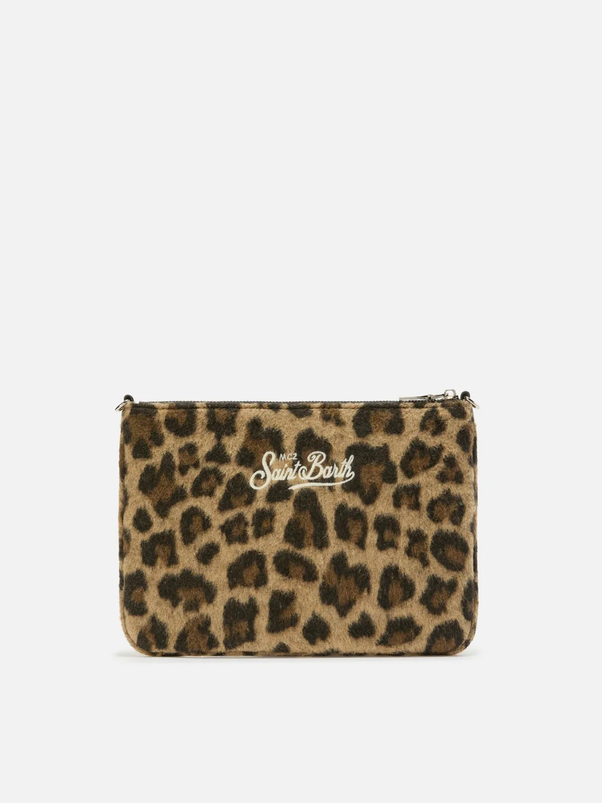 MC2 SAINT BARTH Pochette Donna  PARISIENNE FELT 00223I LEOPARD MIDI 18 EMB - Image 4