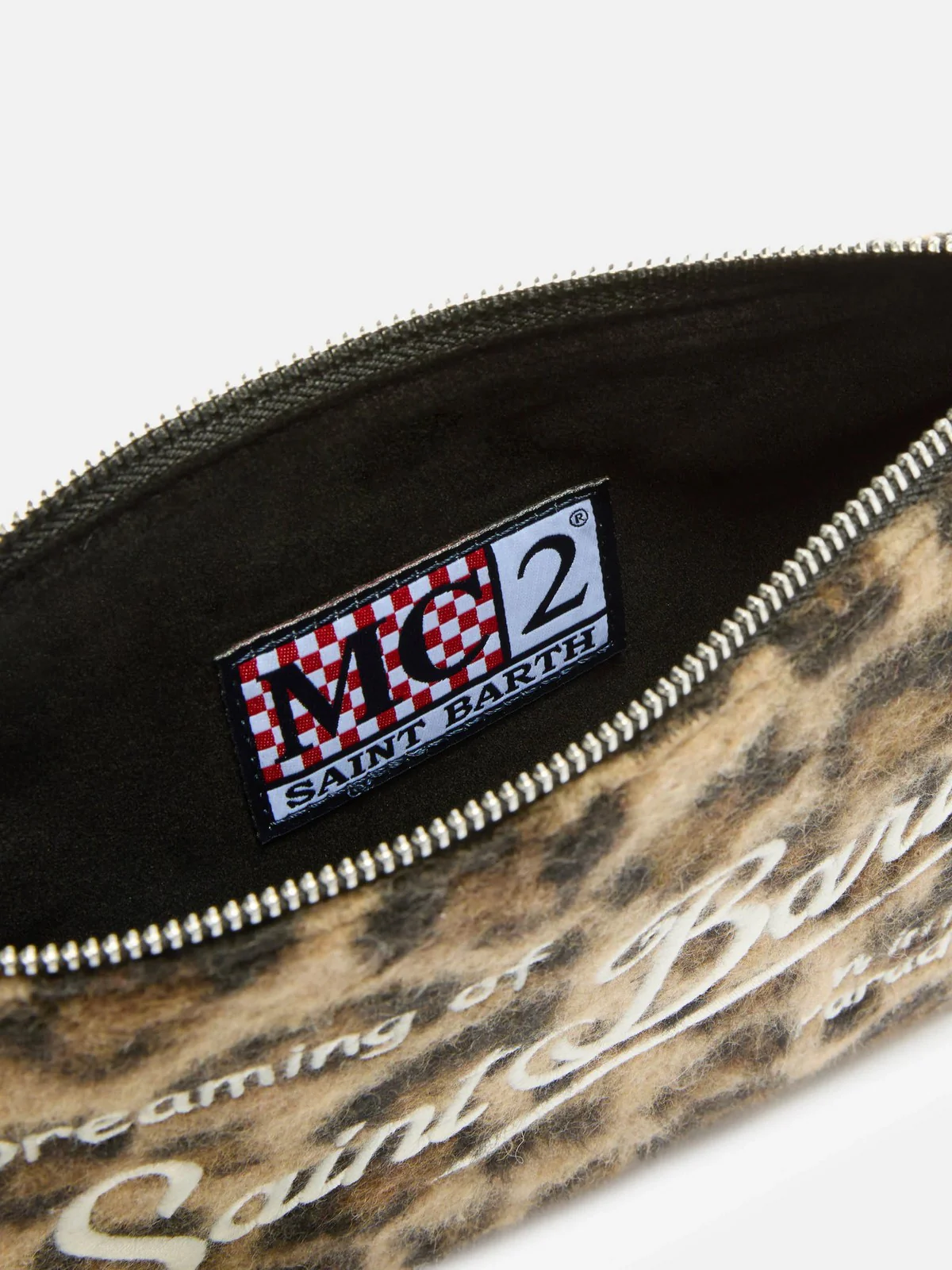MC2 SAINT BARTH Pochette Donna  PARISIENNE FELT 00223I LEOPARD MIDI 18 EMB - Image 5
