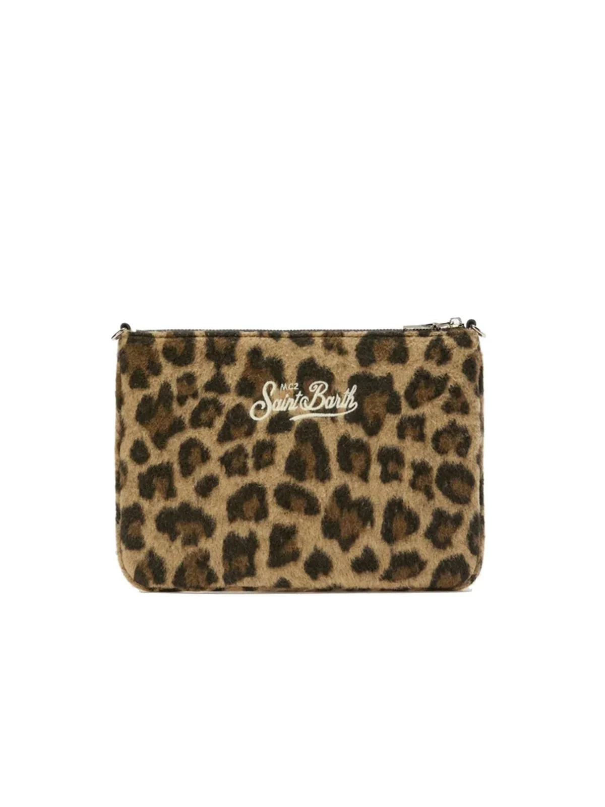 MC2 SAINT BARTH Pochette Donna  PARISIENNE MINI FELT 00223I LEOPARD MIDI 18 EMB - Image 2