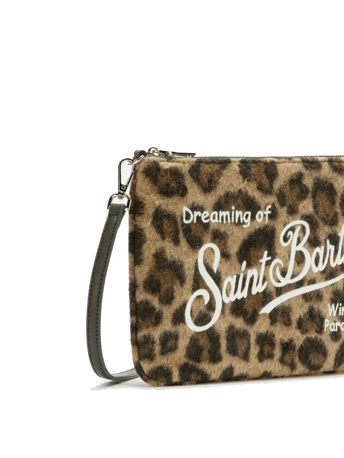 MC2 SAINT BARTH Pochette Donna  PARISIENNE MINI FELT 00223I LEOPARD MIDI 18 EMB - Image 3