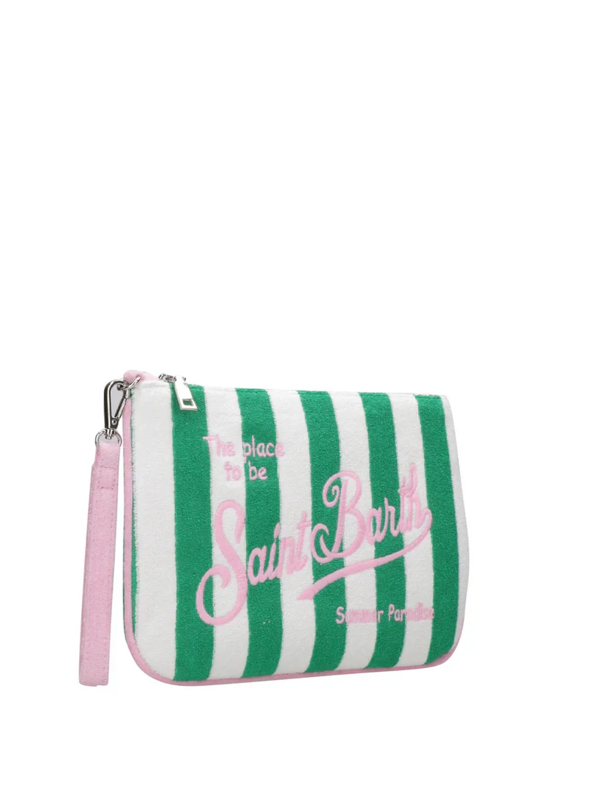 MC2 SAINT BARTH Pochette Donna  PARISIENNE SPONGE N 00177F Verde - Image 2