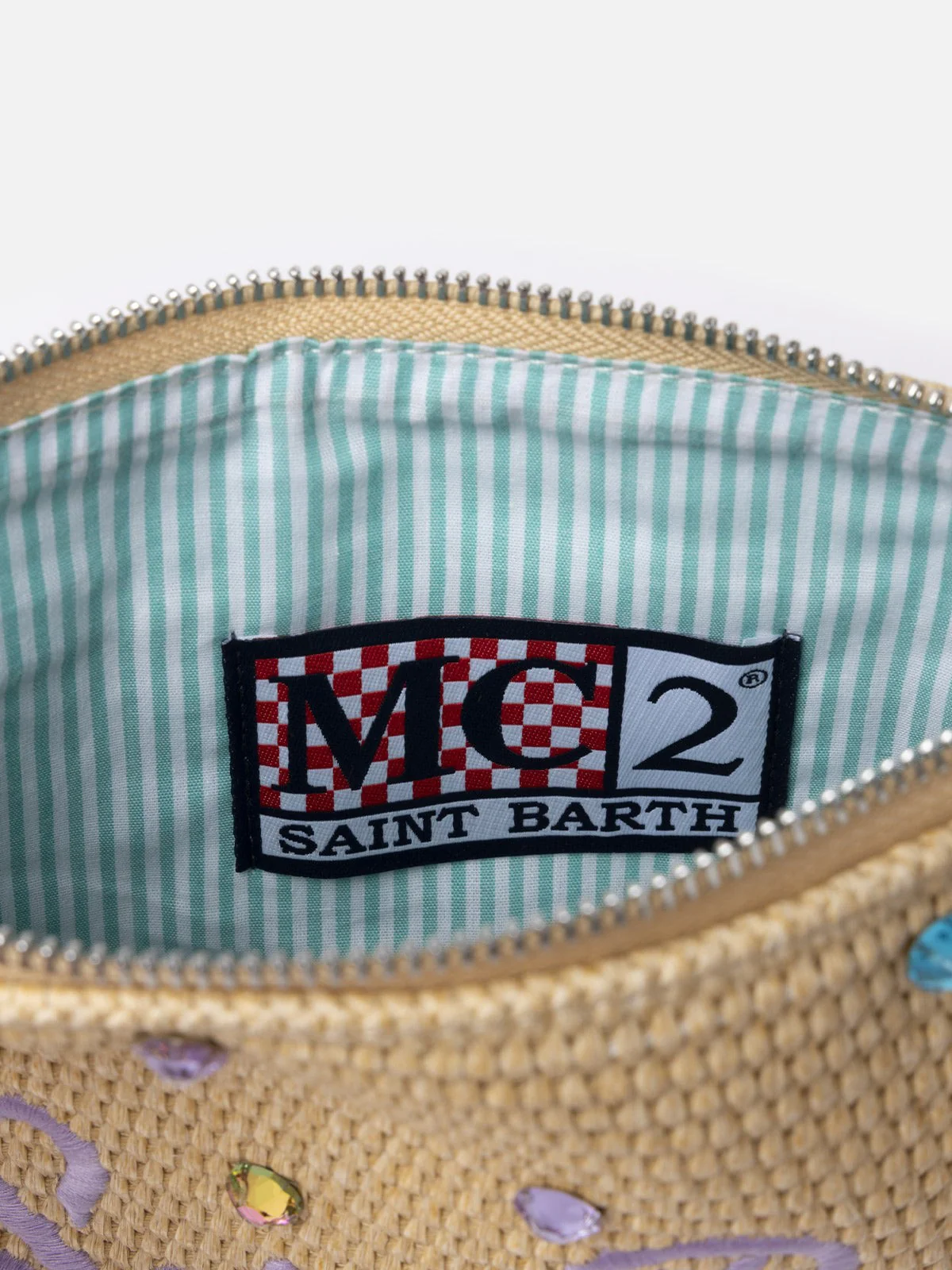 MC2 SAINT BARTH Pochette Donna  PARISIENNE STRAW 00057F Multicolore - Image 3