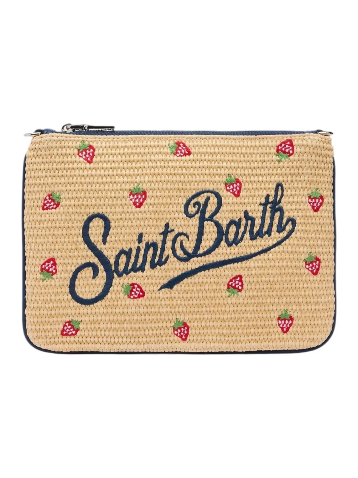 MC2 SAINT BARTH Pochette Donna PARISIENNE STRAW 00180H STRAWBERRY 41 EMB