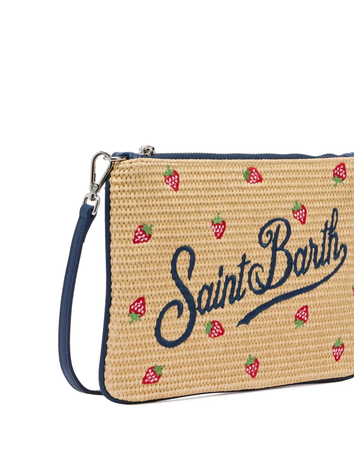 MC2 SAINT BARTH Pochette Donna PARISIENNE STRAW 00180H STRAWBERRY 41 EMB - Image 2