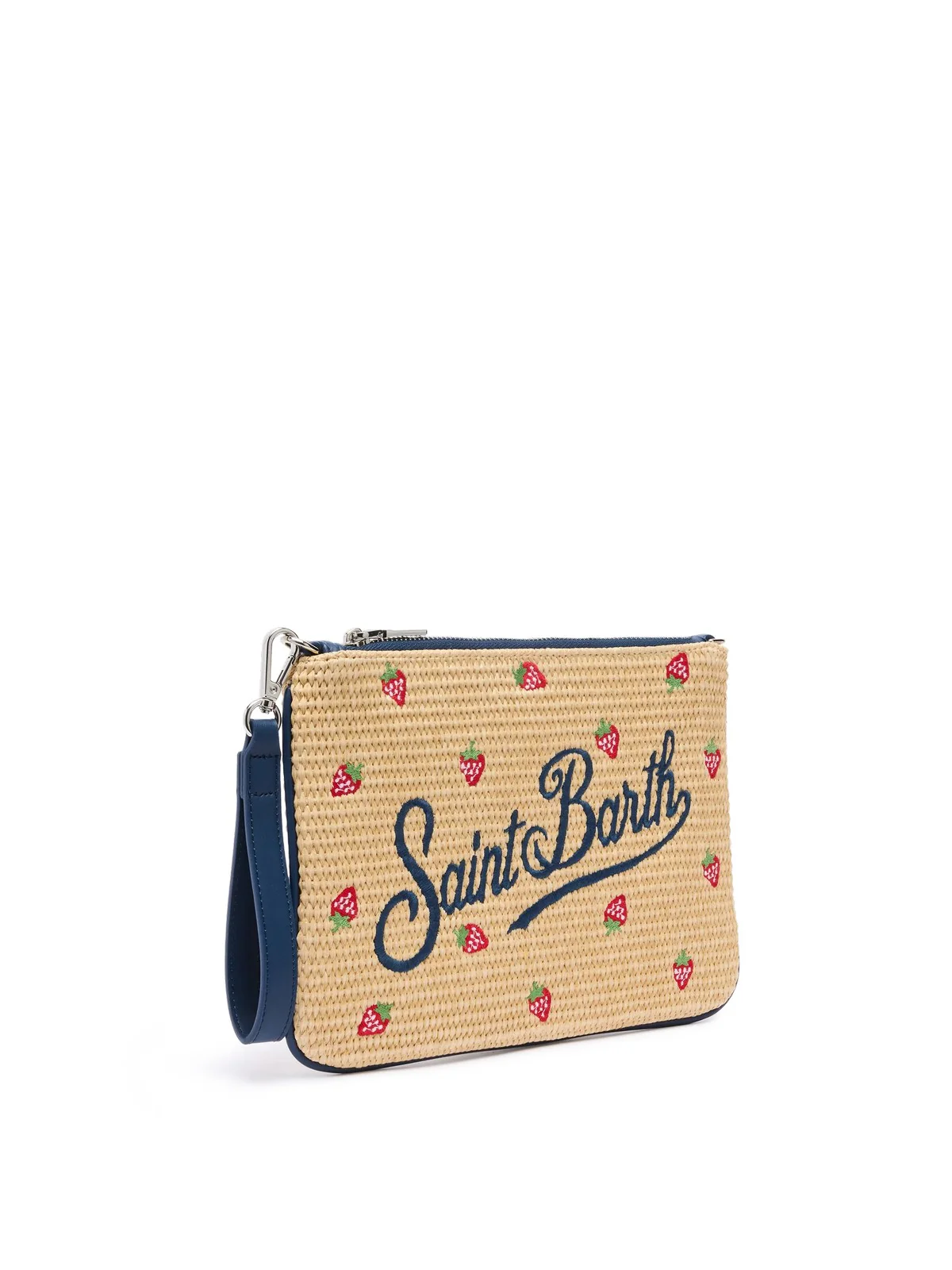 MC2 SAINT BARTH Pochette Donna PARISIENNE STRAW 00180H STRAWBERRY 41 EMB - Image 3