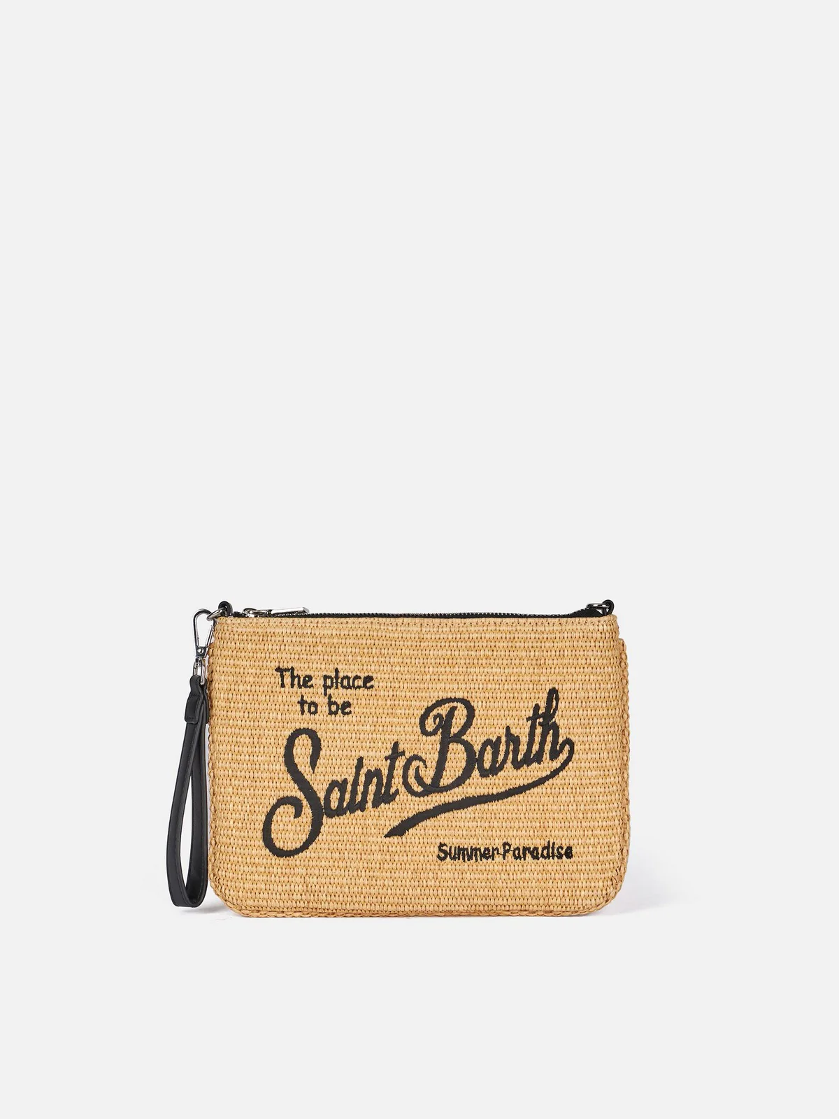 MC2 SAINT BARTH Pochette Donna  PARISIENNE STRAW 00792F Beige - Image 3