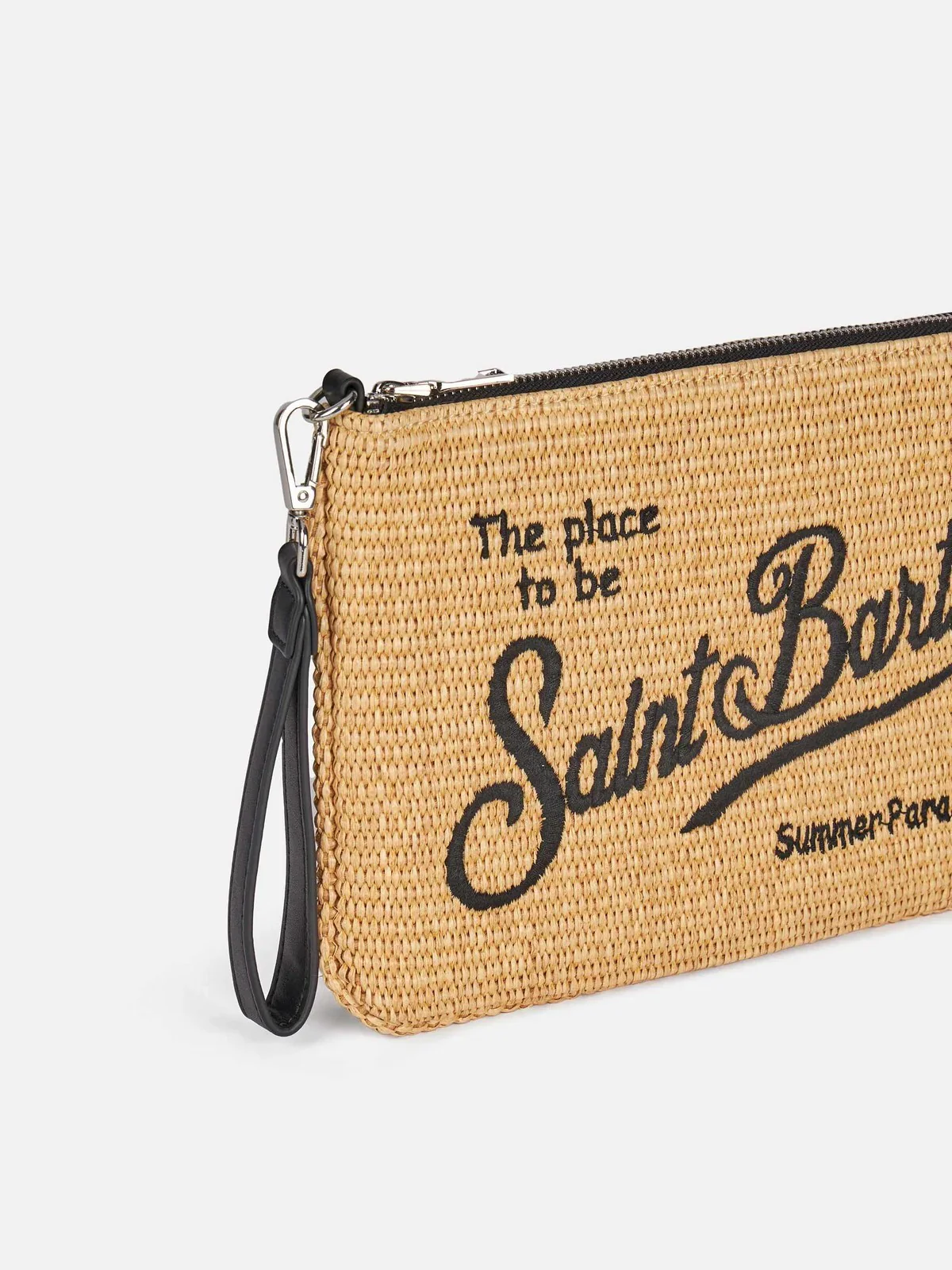 MC2 SAINT BARTH Pochette Donna  PARISIENNE STRAW 03251H Beige - Image 4
