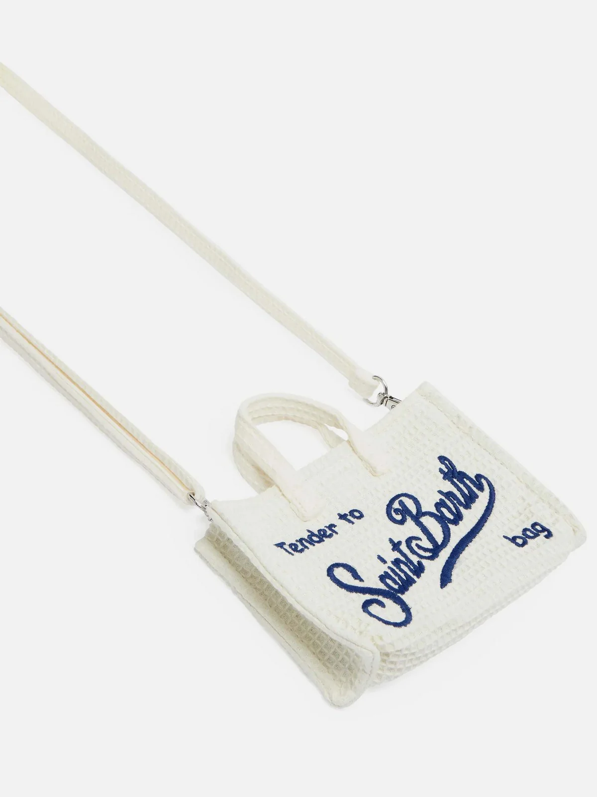 MC2 SAINT BARTH Pochette Donna  PHONE BAG 00127H Bianco - Image 3