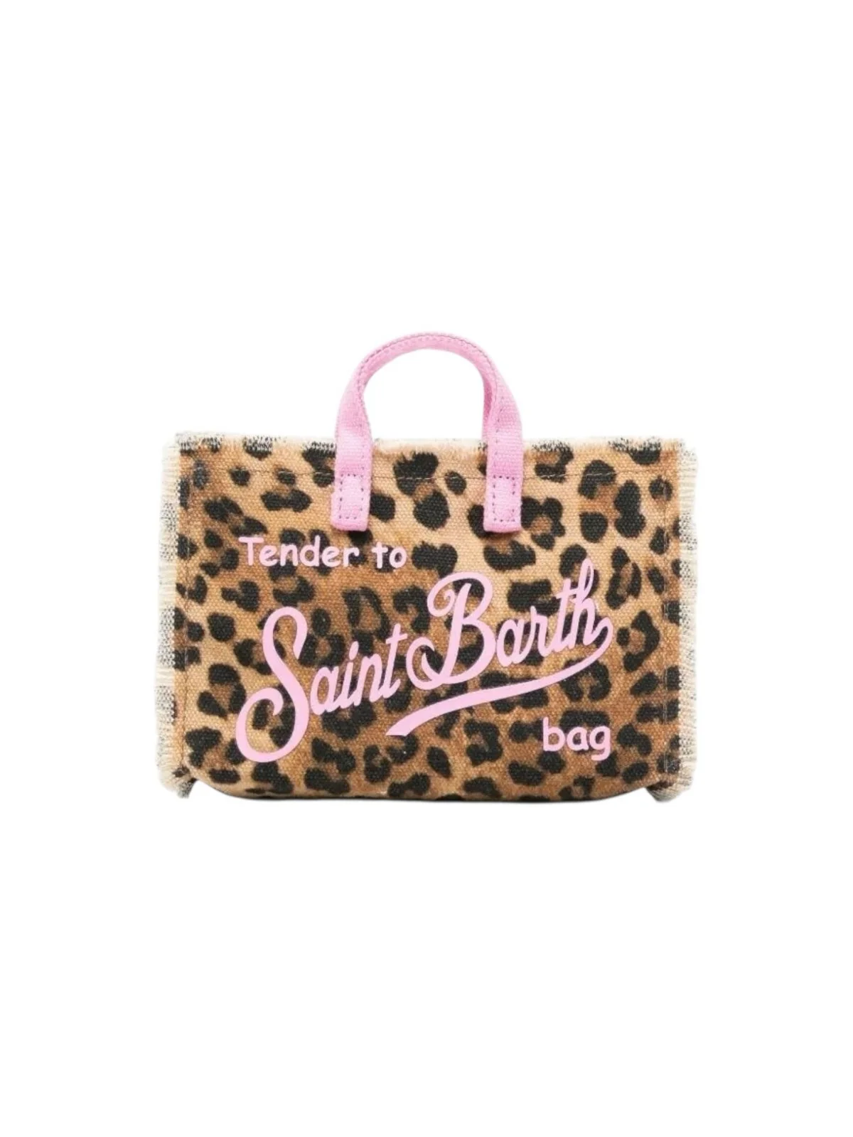 MC2 SAINT BARTH Pochette Donna PHONE BAG 00330L SAND LEOPARD 21