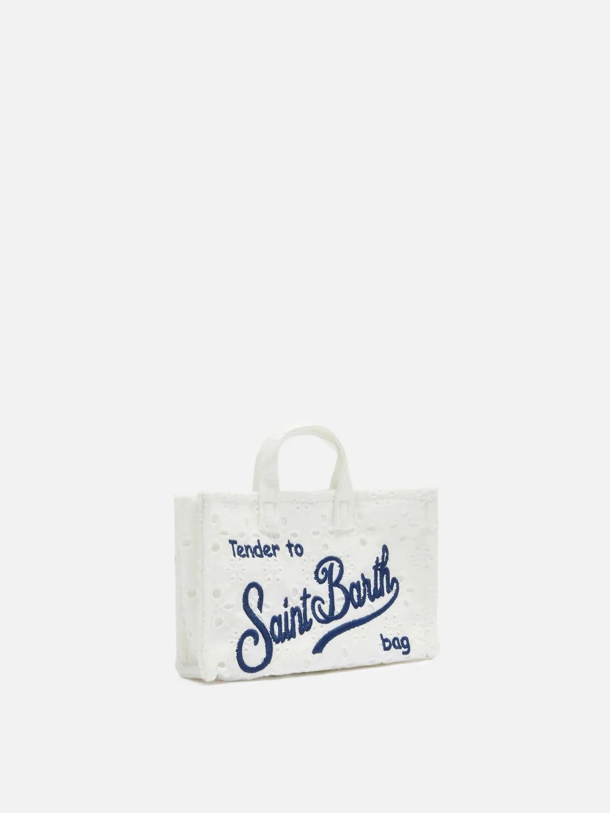 MC2 SAINT BARTH Pochette Donna PHONE BAG 04344H Bianco - Image 3