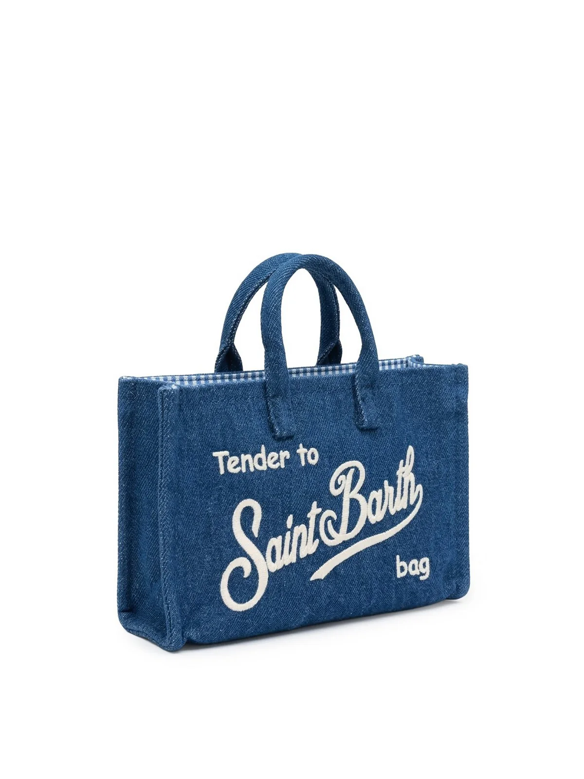 MC2 SAINT BARTH Pochette Donna  PHONE BAG DENIM 00436L DENIM EMB - Image 2