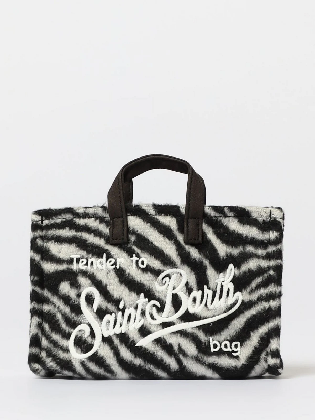 MC2 SAINT BARTH Pochette Donna  PHONE BAG FELT 00269I ZEBRA 00 EMB - Image 2