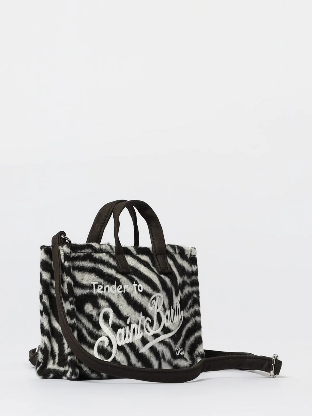 MC2 SAINT BARTH Pochette Donna  PHONE BAG FELT 00269I ZEBRA 00 EMB - Image 3