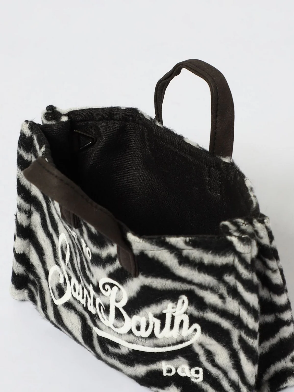 MC2 SAINT BARTH Pochette Donna  PHONE BAG FELT 00269I ZEBRA 00 EMB - Image 4