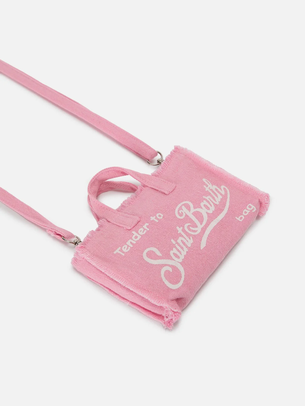 MC2 SAINT BARTH Pochette Donna  PHONE BAG LINEN 00142L LINEN 21 PINK - Image 2