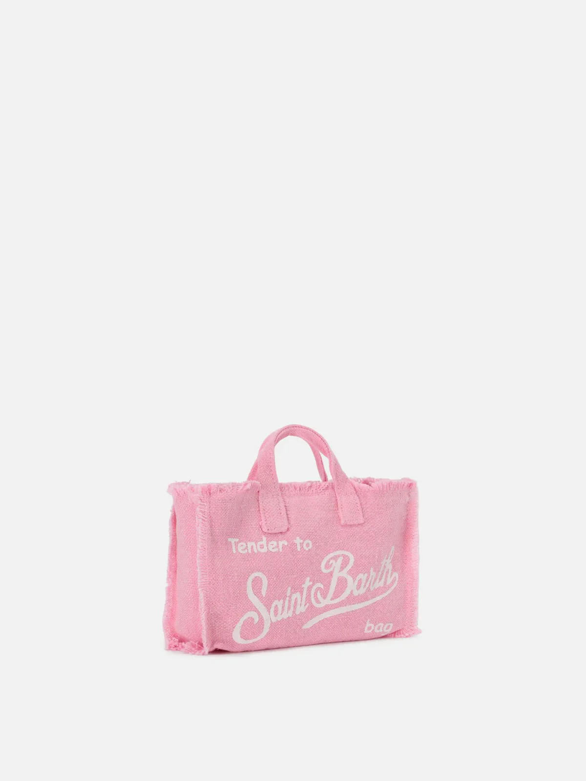 MC2 SAINT BARTH Pochette Donna  PHONE BAG LINEN 00142L LINEN 21 PINK - Image 3