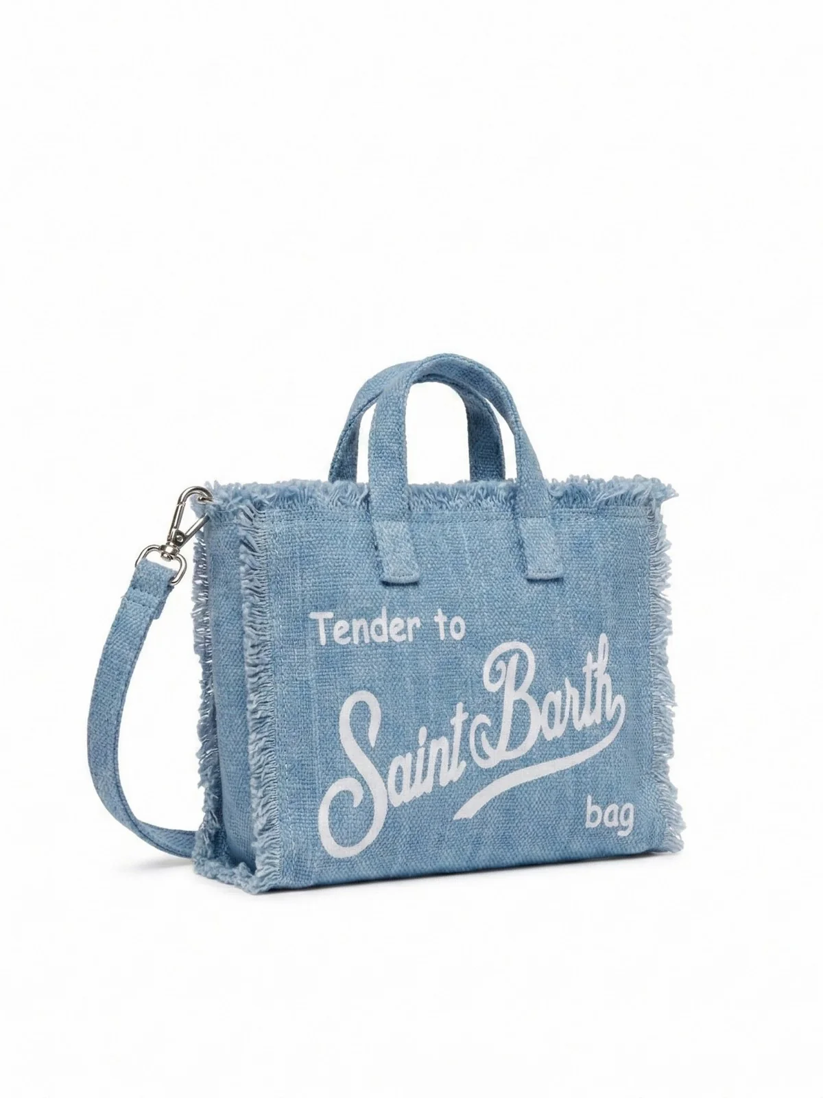 MC2 SAINT BARTH Pochette Donna  PHONE BAG LINEN 00262L LINEN DENIM - Image 3