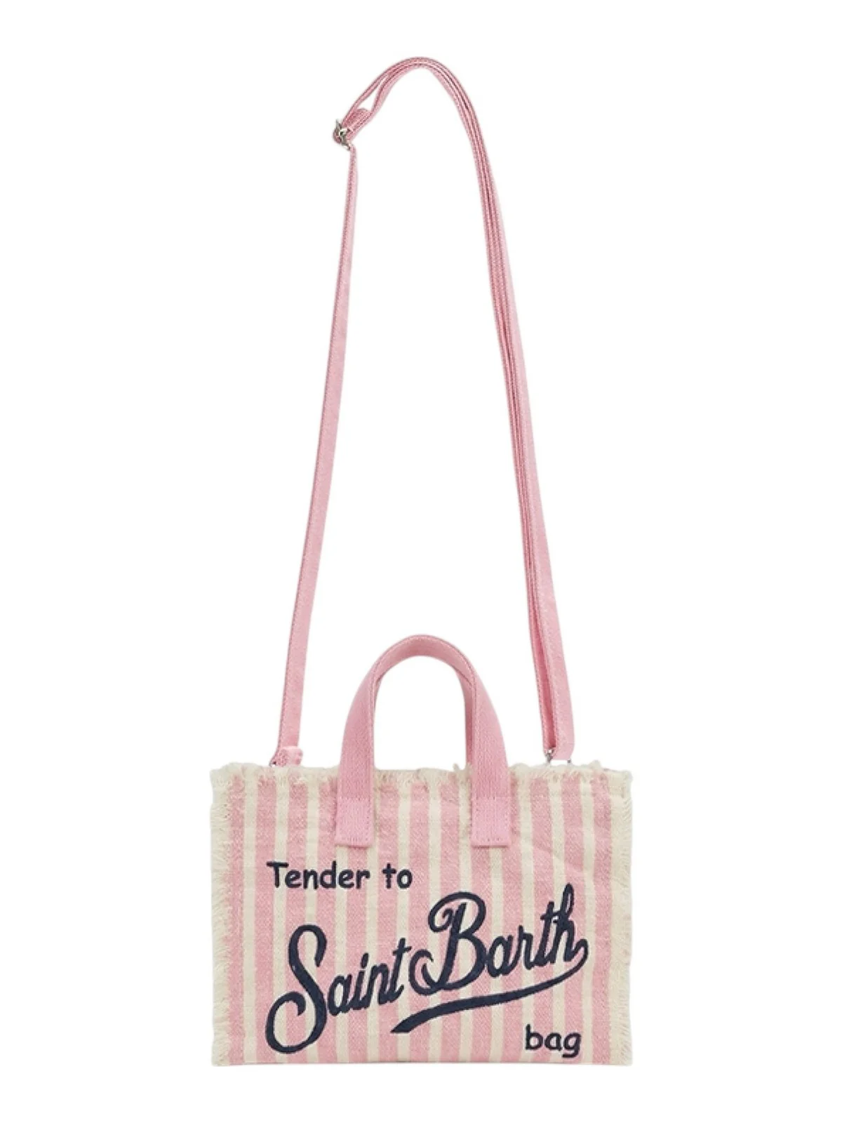 MC2 SAINT BARTH Pochette Donna  PHONE BAG LINEN 00397L LINEN STRIPES V 21 - Image 5
