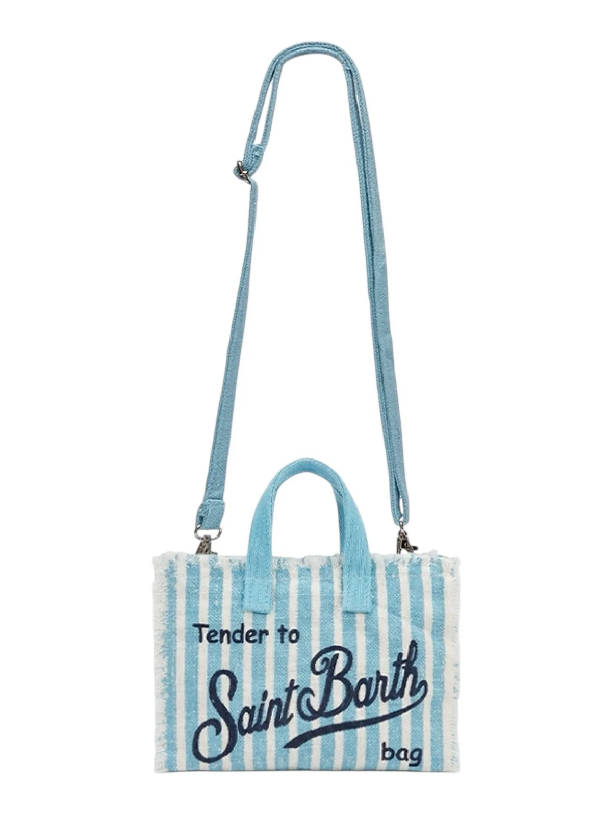 MC2 SAINT BARTH Pochette Donna  PHONE BAG LINEN 00398L LINEN STRIPES V 31 - Image 5