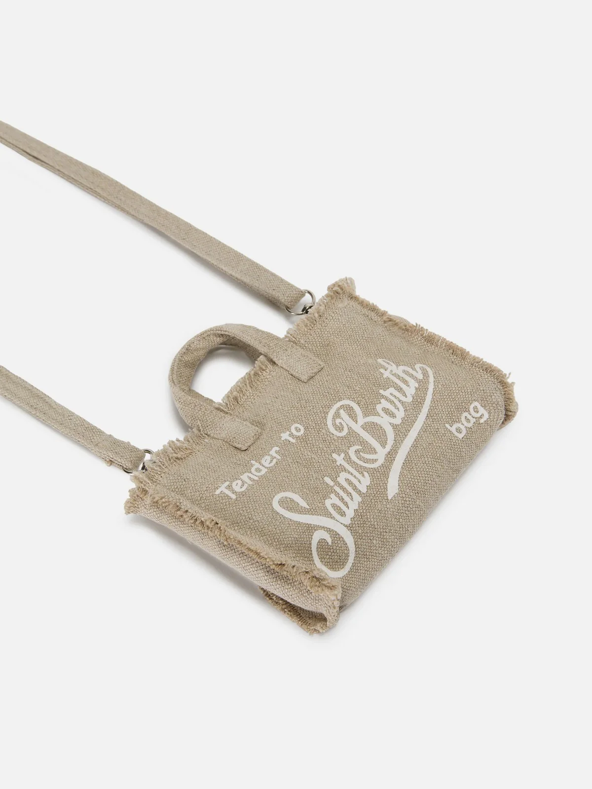MC2 SAINT BARTH Pochette Donna  PHONE BAG LINEN 01139L LINEN 11 BEIGE - Image 2