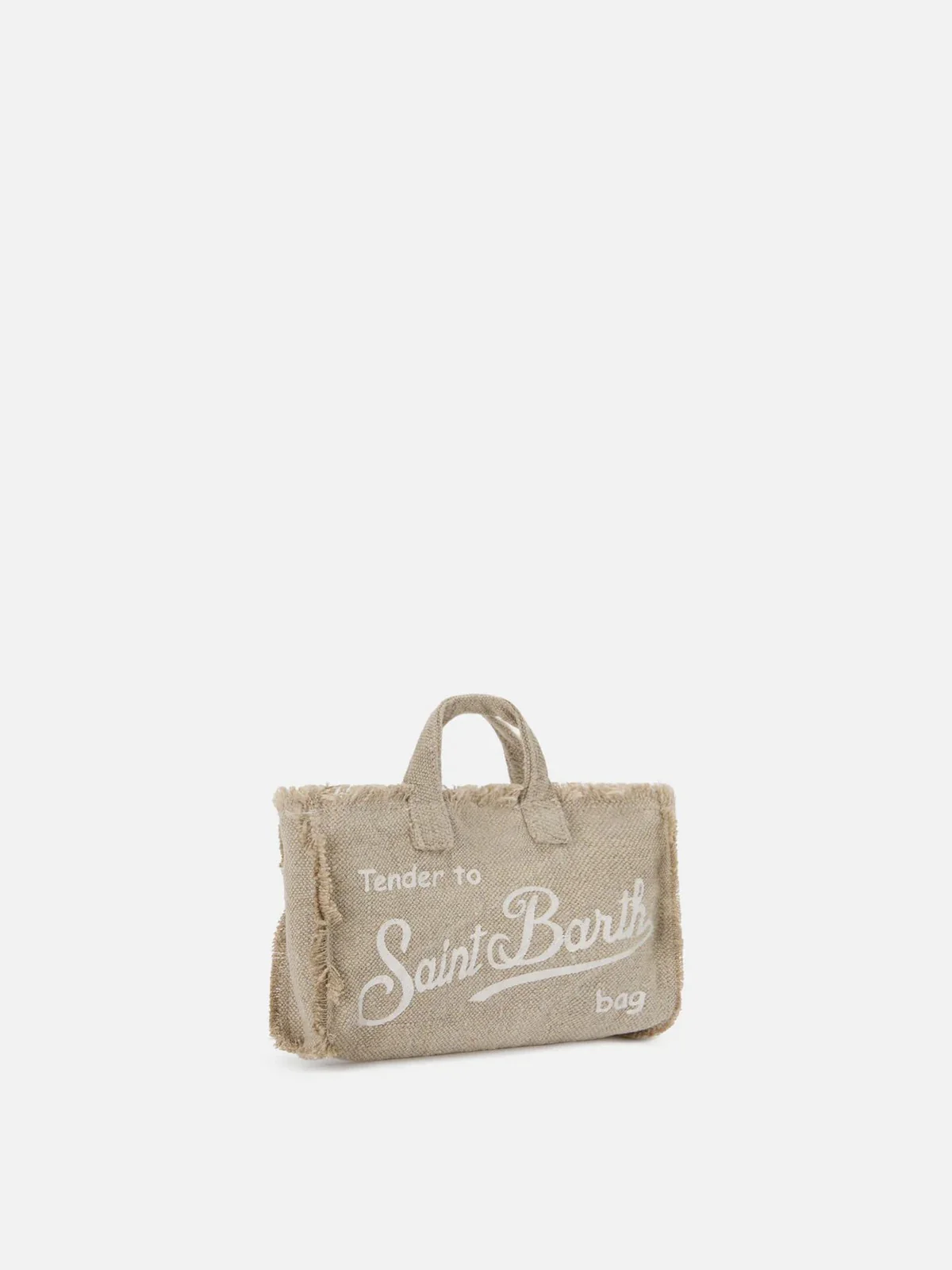 MC2 SAINT BARTH Pochette Donna  PHONE BAG LINEN 01139L LINEN 11 BEIGE - Image 3