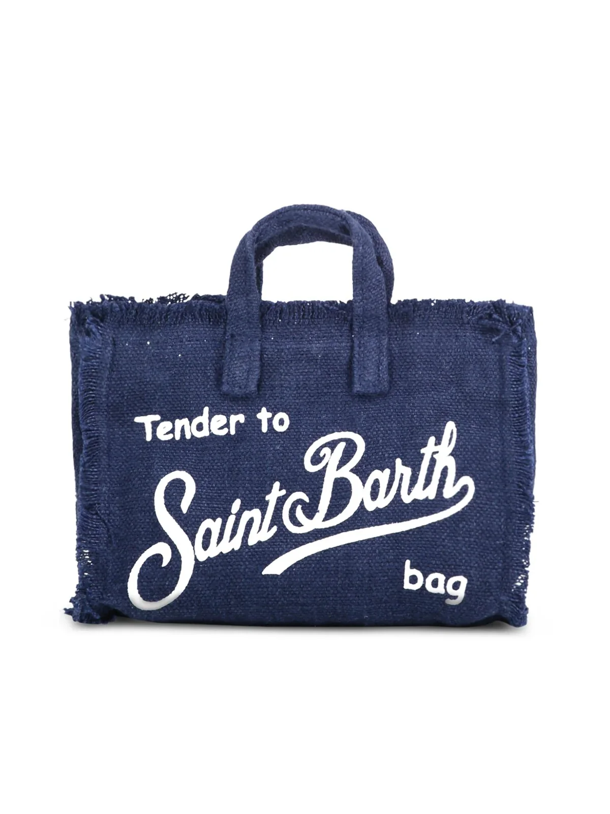 MC2 SAINT BARTH Pochette Donna  PHONE BAG LINEN 01897H LINEN 61 BLUE NAVY - Image 2