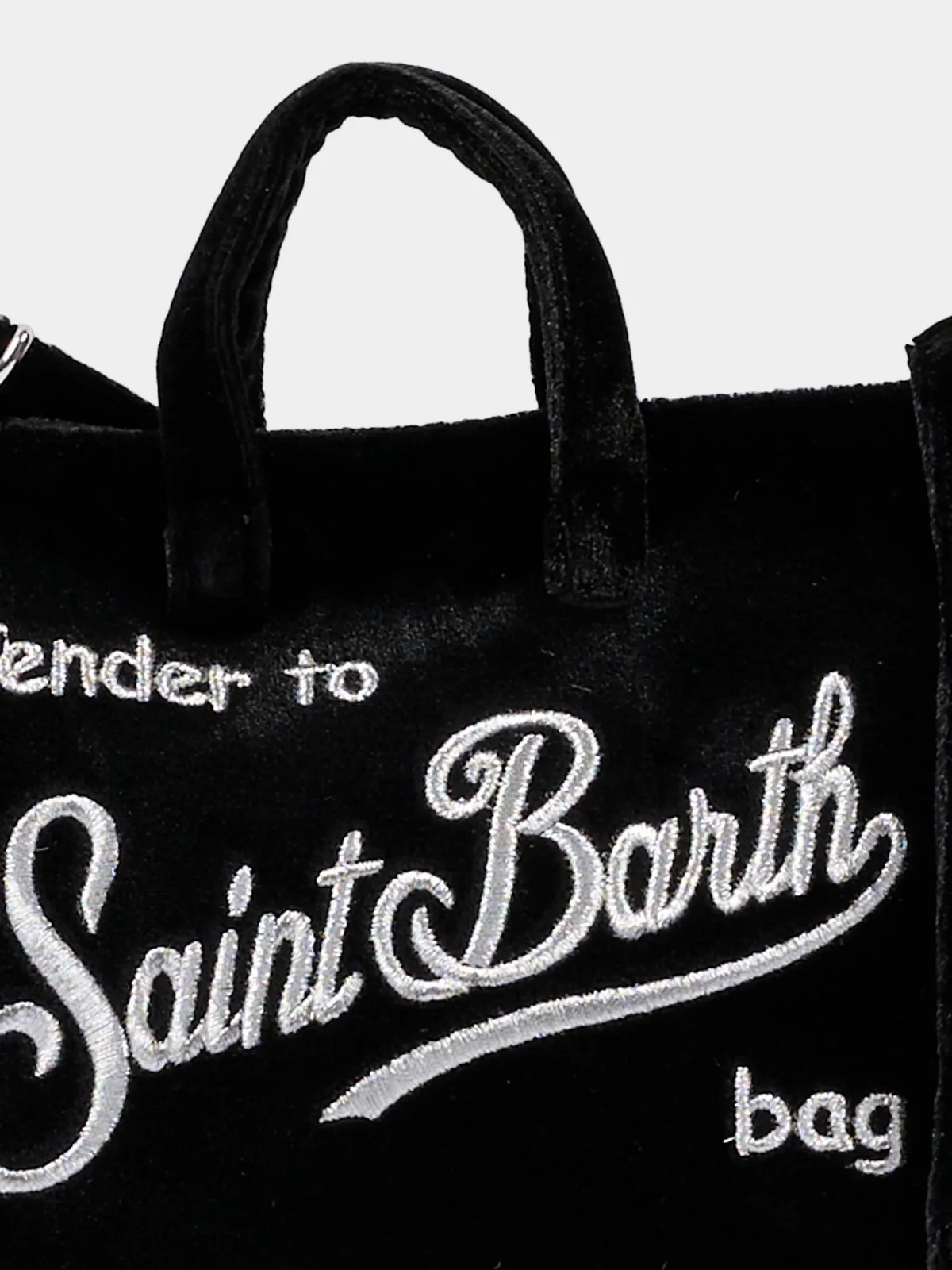 MC2 SAINT BARTH Pochette Donna  PHONE BAG VELVET 00207I 00 EMB - Image 4
