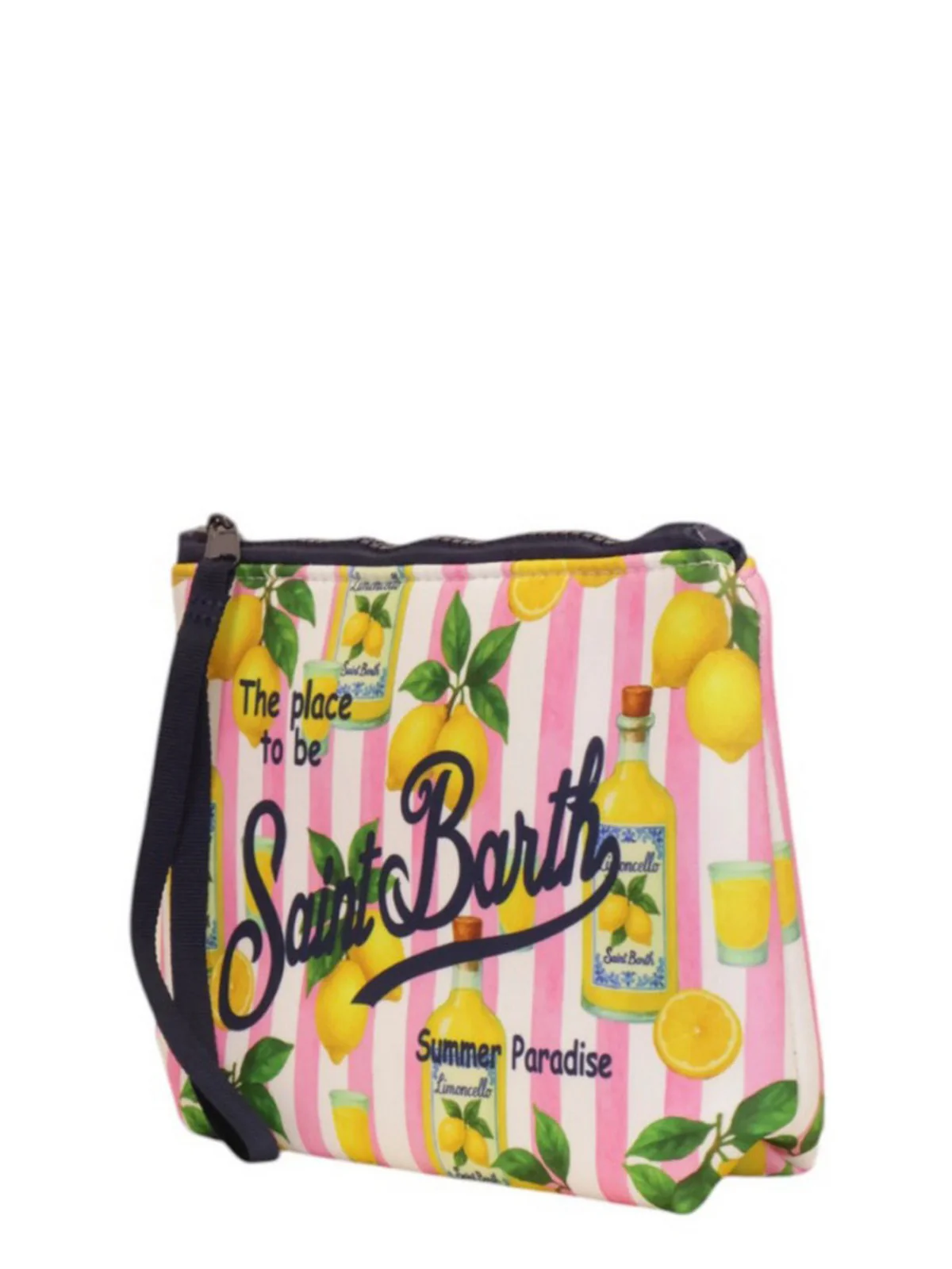 MC2 SAINT BARTH Pochette Unisex adulto  ALINE 01484L LIMONCELLO STRIPES 21 - Image 2