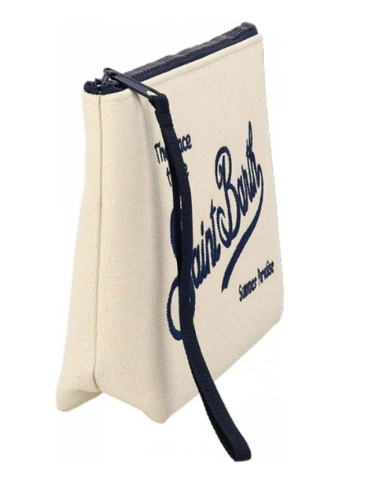MC2 SAINT BARTH Pochette Unisex adulto  ALINE CANVAS 00196L BIANCO - Image 3