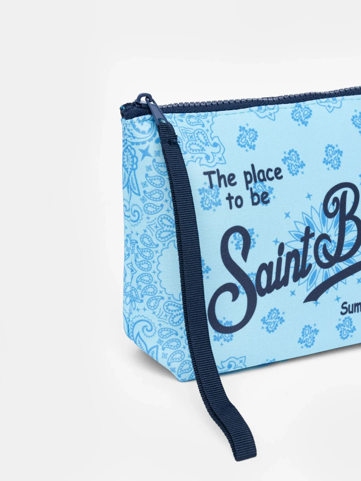 MC2 SAINT BARTH Pochette Uomo ALINE 01608H Blu - Image 3