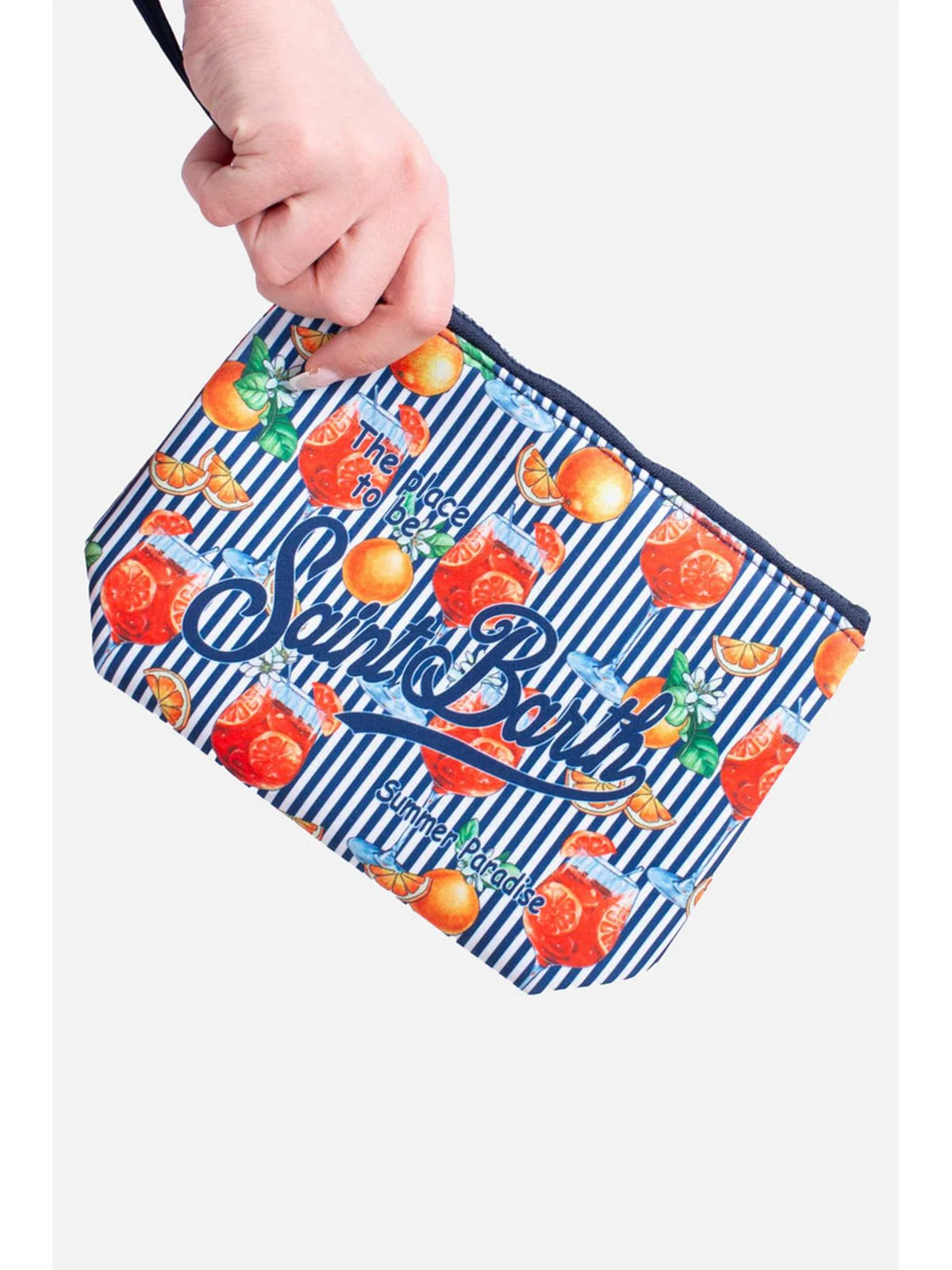 MC2 SAINT BARTH Pochette Uomo ALINE 03528F Blu - Image 4