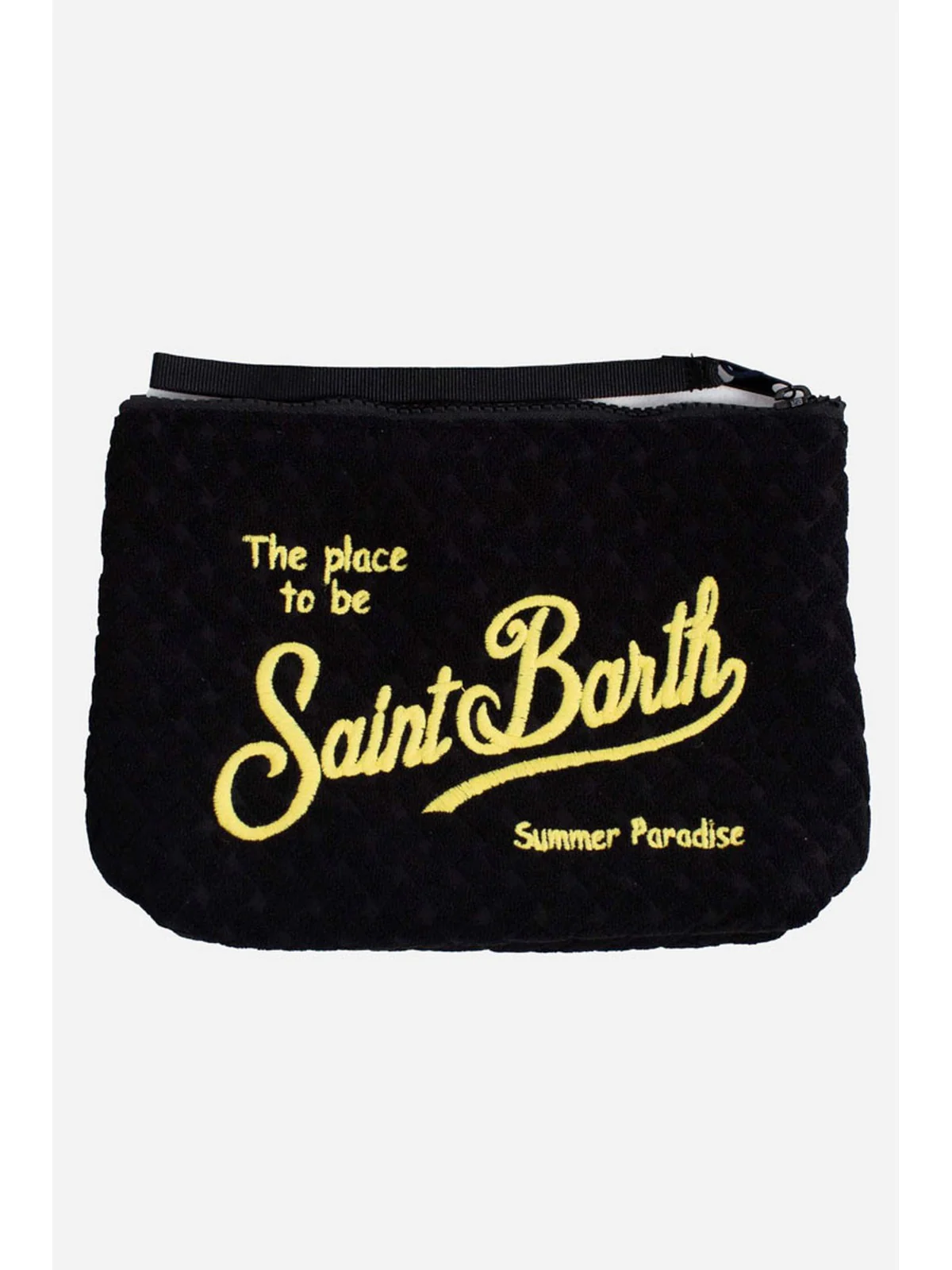 MC2 SAINT BARTH Pochette Uomo  ALINE SPONGE 01530F Nero - Image 2